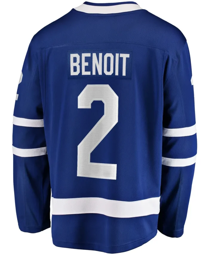 Simon Benoit Toronto Maple Leafs Fanatics Home Premier Breakaway Player Jersey - Blue