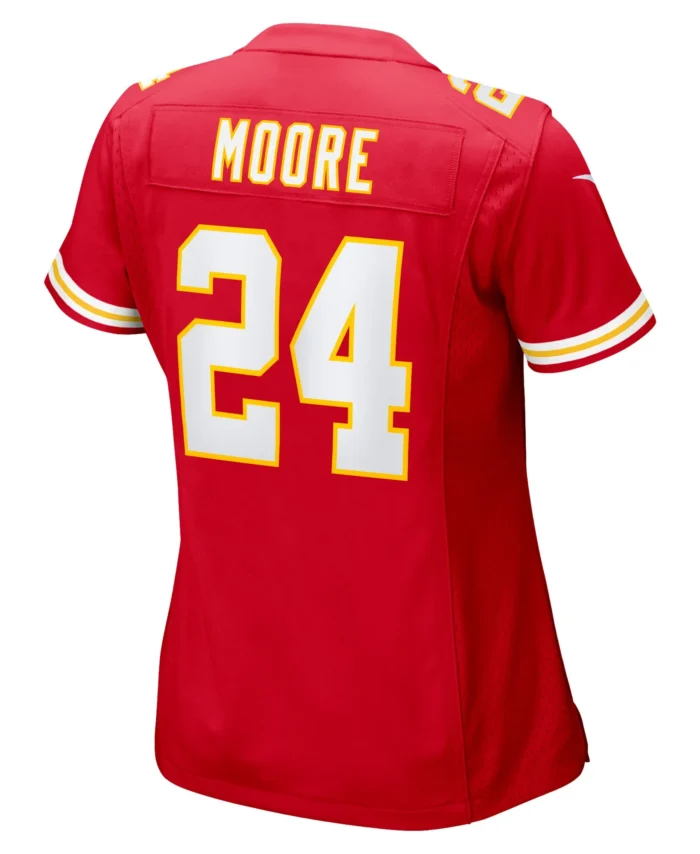 Skyy Moore Kansas City Chiefs Women's Game Player Jersey - Red