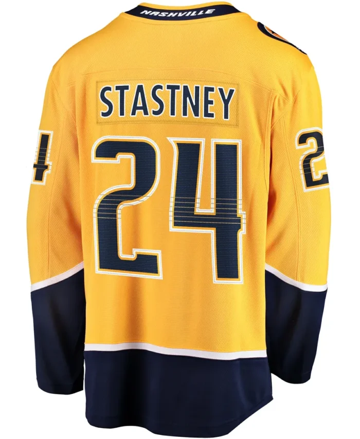 Spencer Stastney Nashville Predators Fanatics  Premier Breakaway Player Jersey - Gold