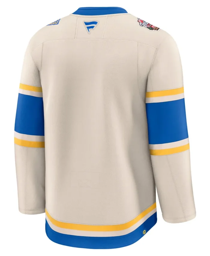 St. Louis Blues Fanatics 2025 NHL Winter Classic Premium Jersey - Cream