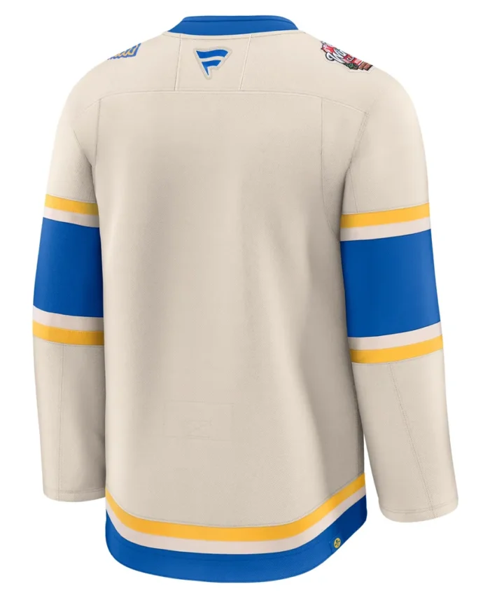 St. Louis Blues Fanatics 2025 NHL Winter Classic Premium Jersey - Cream