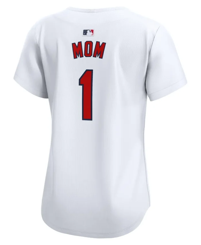 St. Louis Cardinals Women Mom Home Limited Jersey- White