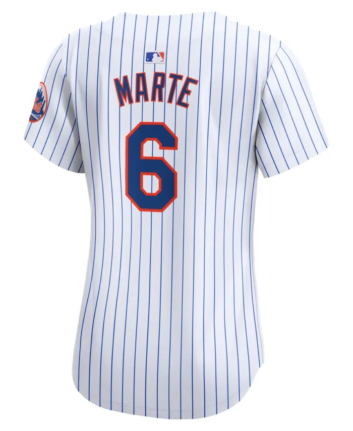 Starling Marte New York Mets Women  Home Limited Player Jersey - White