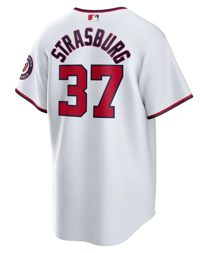 Stephen Strasburg Washington Nationals Home Replica Jersey  - White