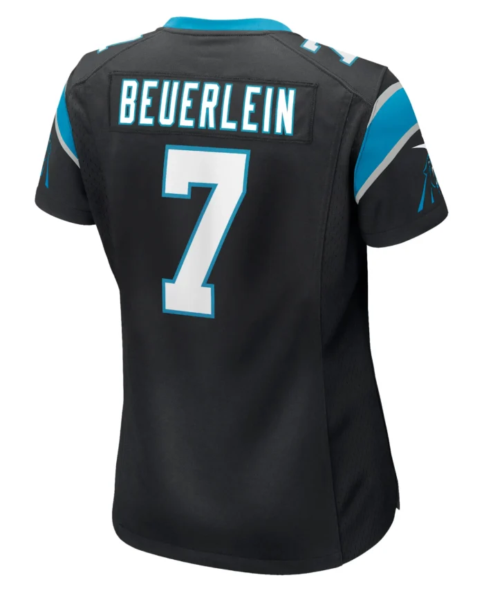 Steve Beuerlein Carolina Panthers Women's Retired Player Jersey - Black