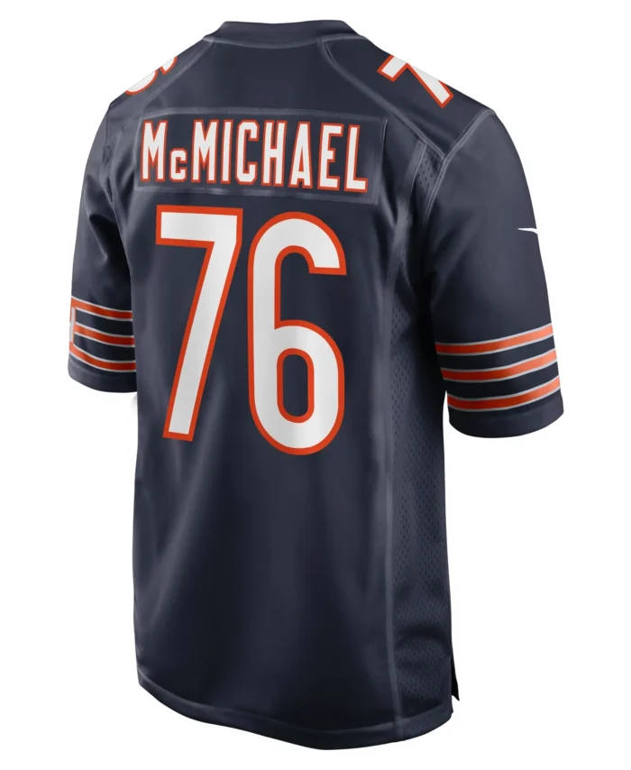 Steve McMichael Chicago Bears  Retired Player Game Jersey -  Navy