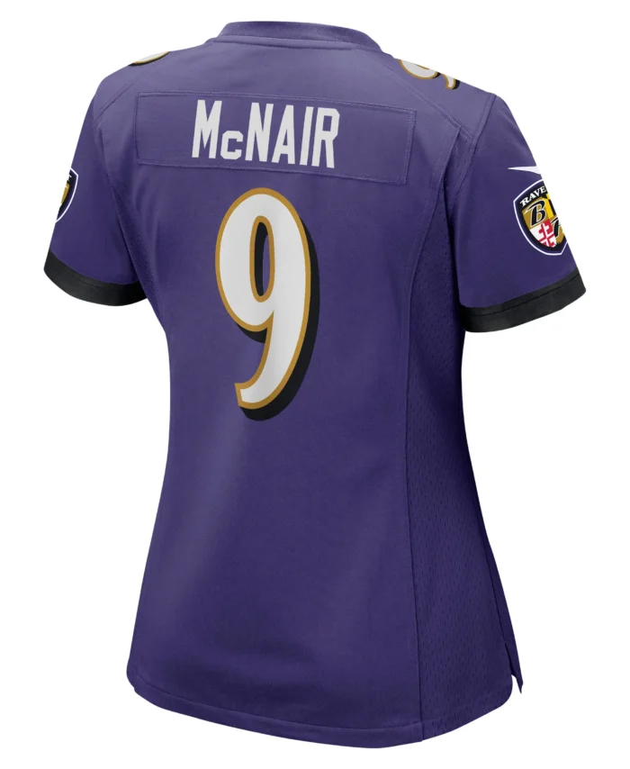 Steve McNair Baltimore Ravens Women's Game Retired Player Jersey - Purple