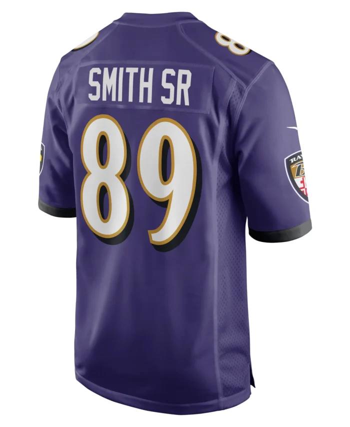 Steve Smith Sr. Baltimore Ravens Retired Player Game Jersey - Purple
