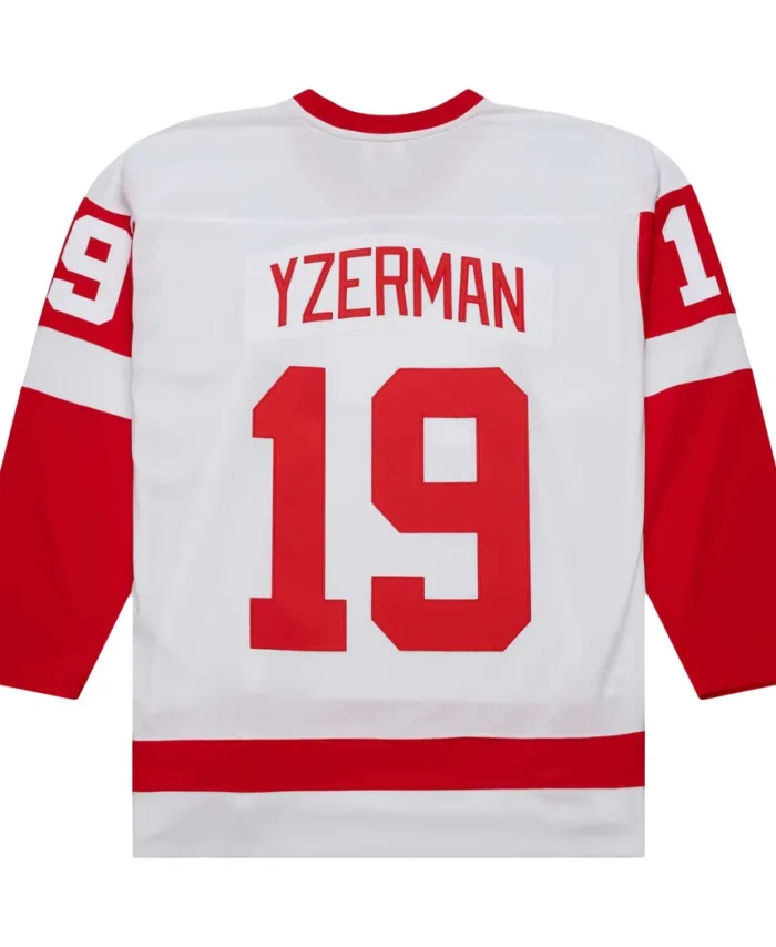 Steve Yzerman Detroit Red Wings Mitchell Ness  1983/84 Blue Line Player Jersey - White