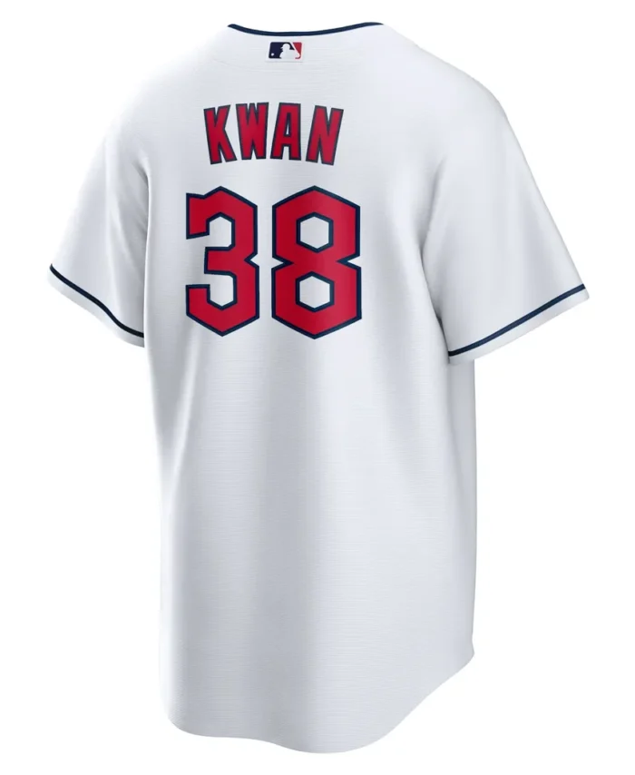 Steven Kwan Cleveland Guardians Home Replica Jersey - White