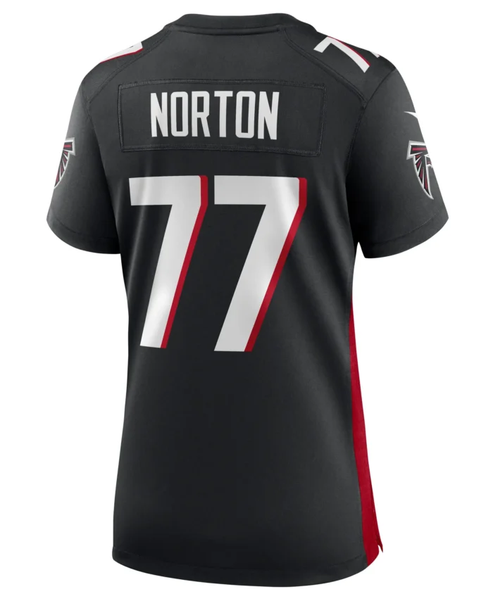 Storm Norton Atlanta Falcons Women's  Game Jersey -  Black