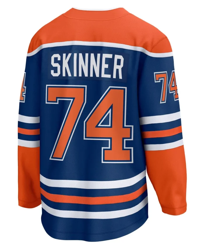 Stuart Skinner Edmonton Oilers Fanatics Home Breakaway Player Jersey - Royal