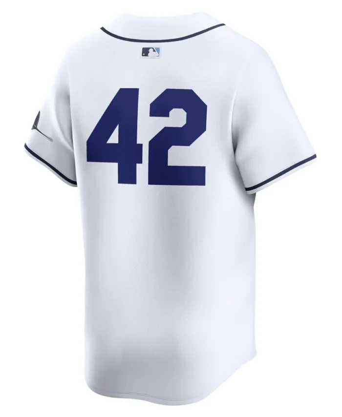 Tampa Bay Rays 2024 Jackie Robinson Day Home Limited Jersey- White