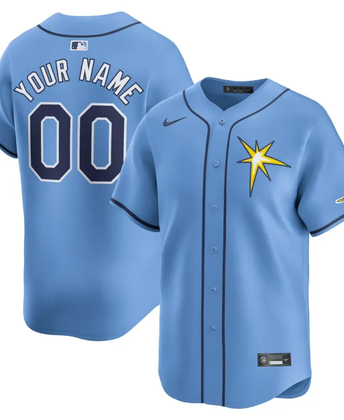 Tampa Bay Rays  Alternate Limited Custom Jersey- Light Blue