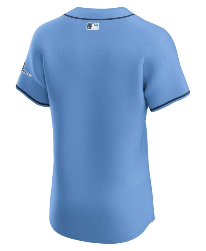 Tampa Bay Rays Alternate Vapor Premier Elite Patch Jersey- Light Blue
