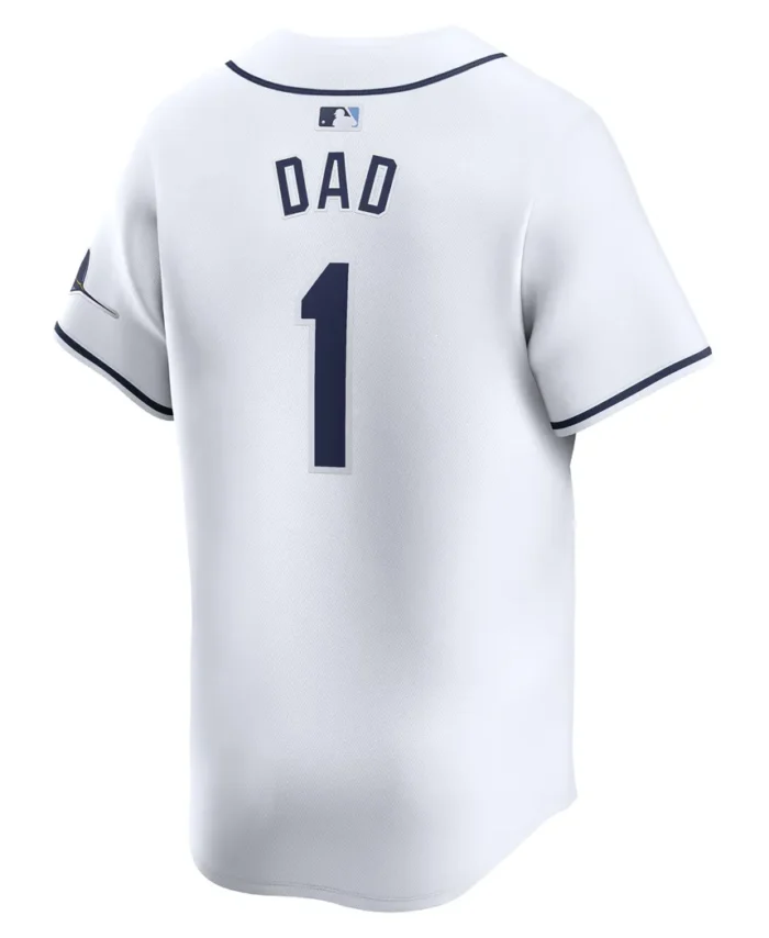 Tampa Bay Rays Dad Home Limited Jersey- White