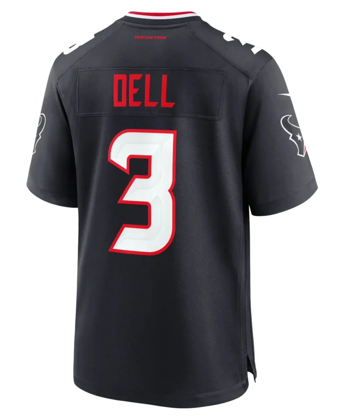 Tank Dell Houston Texans Game Jersey - Navy