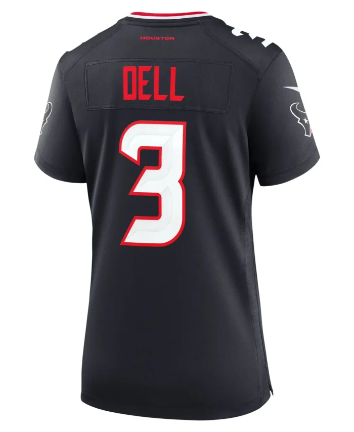 Tank Dell Houston Texans Women's Team Game Jersey -  Navy