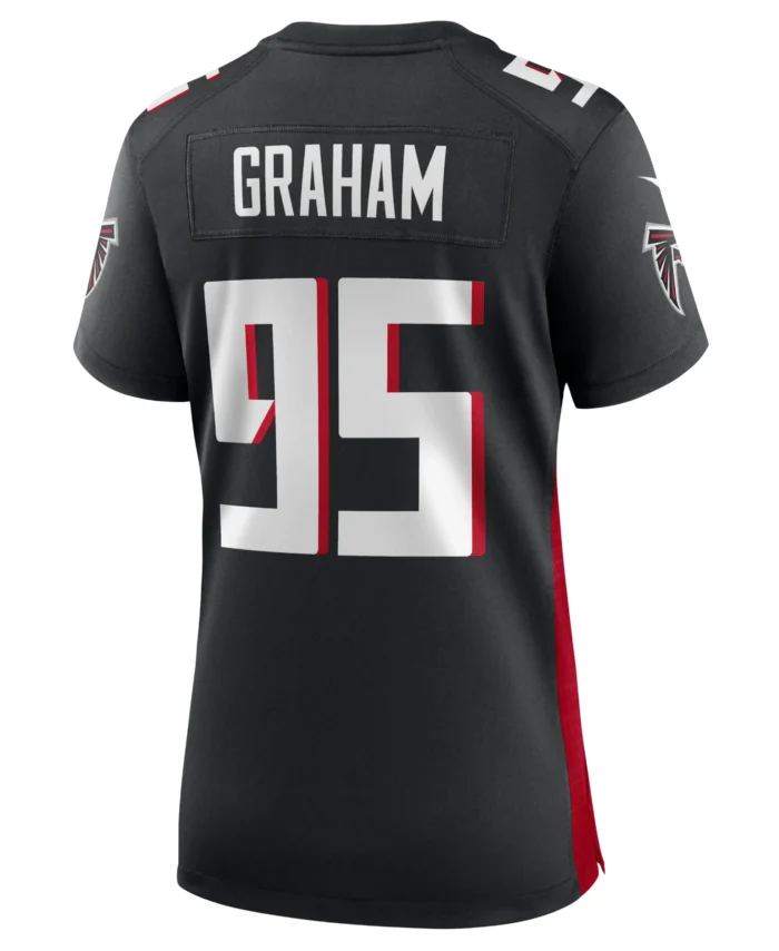 Ta'Quon Graham Atlanta Falcons Women's Game Jersey - Black
