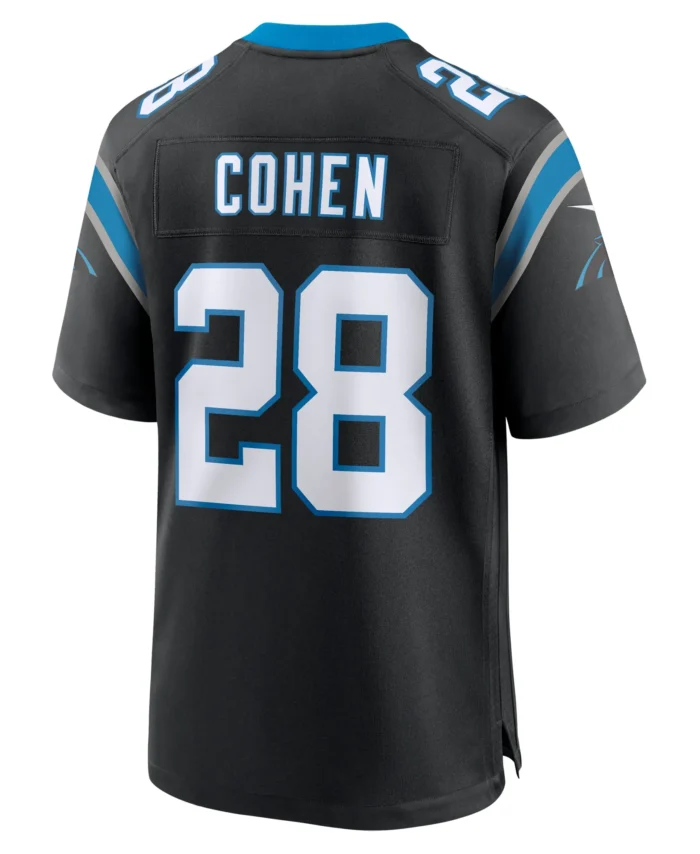 Tarik Cohen Carolina Panthers  Game Jersey -  Black