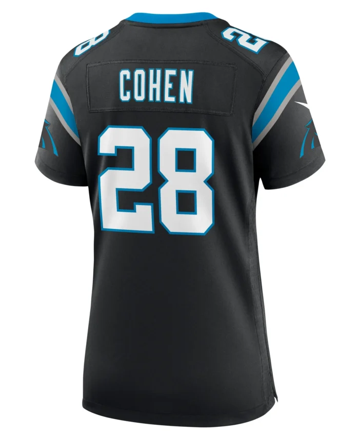 Tarik Cohen Carolina Panthers Women's  Game Jersey -  Black