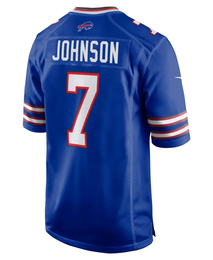 Taron Johnson Buffalo Bills Game Jersey - Royal