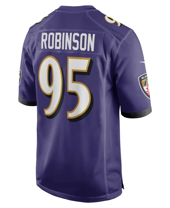 Tavius Robinson Baltimore Ravens Team Game Jersey -  Purple