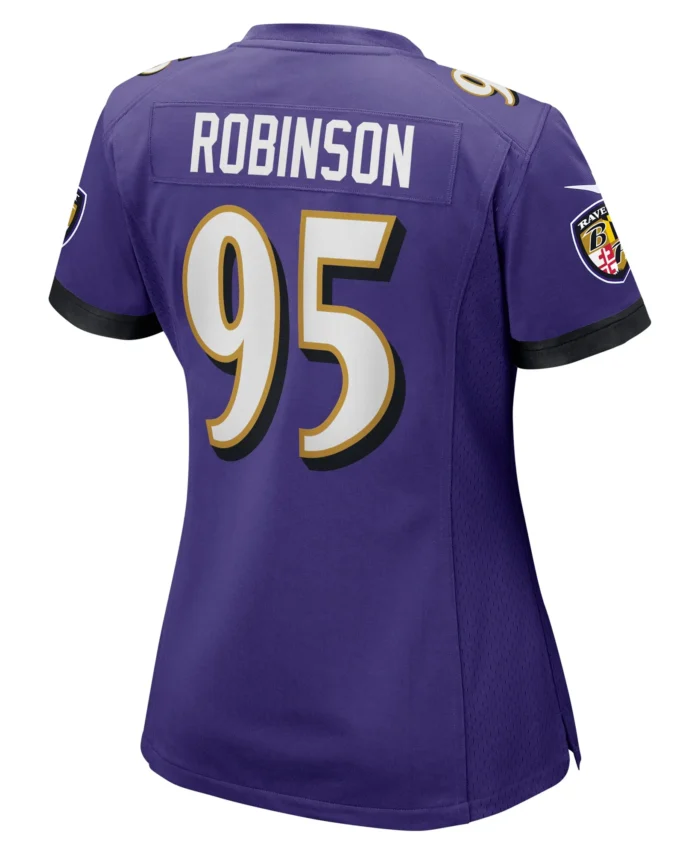 Tavius Robinson Baltimore Ravens Women's  Game Jersey -  Purple