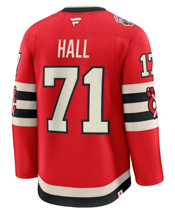 Taylor Hall Chicago Blackhawks Fanatics 2025 NHL Winter Classic Premium Player Jersey - Red