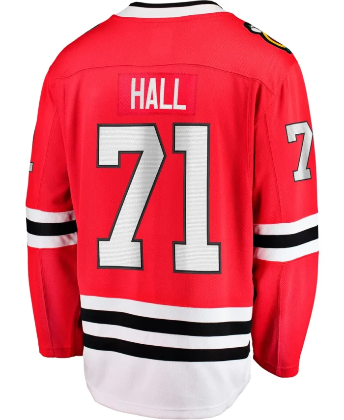 Taylor Hall Chicago Blackhawks Fanatics Home Breakaway Player Jersey - Red