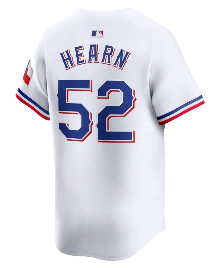 Taylor Hearn Texas Rangers Home Limited Player Jersey - White