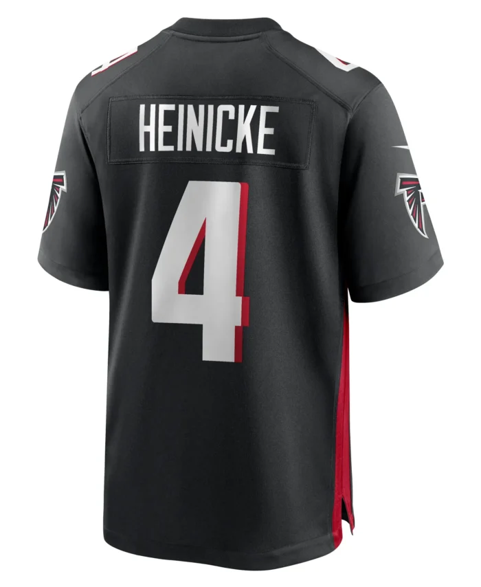 Taylor Heinicke Atlanta Falcons Game Player Jersey - Black