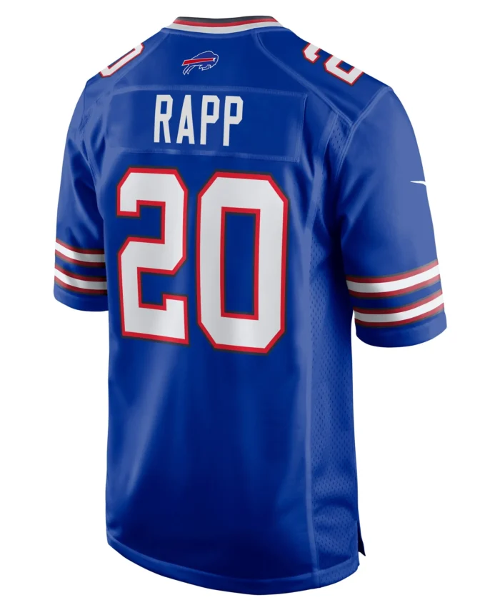 Taylor Rapp Buffalo Bills Game Jersey - Royal