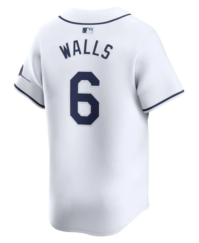 Taylor Walls Tampa Bay Rays Home Limited Player Jersey- White