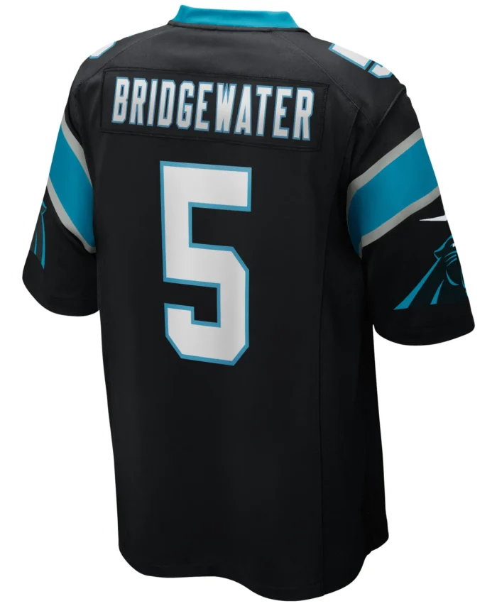 Teddy Bridgewater Carolina Panthers Game Player Jersey - Black