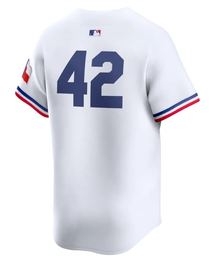 Texas Rangers 2024 Jackie Robinson Day Home Limited Jersey-White