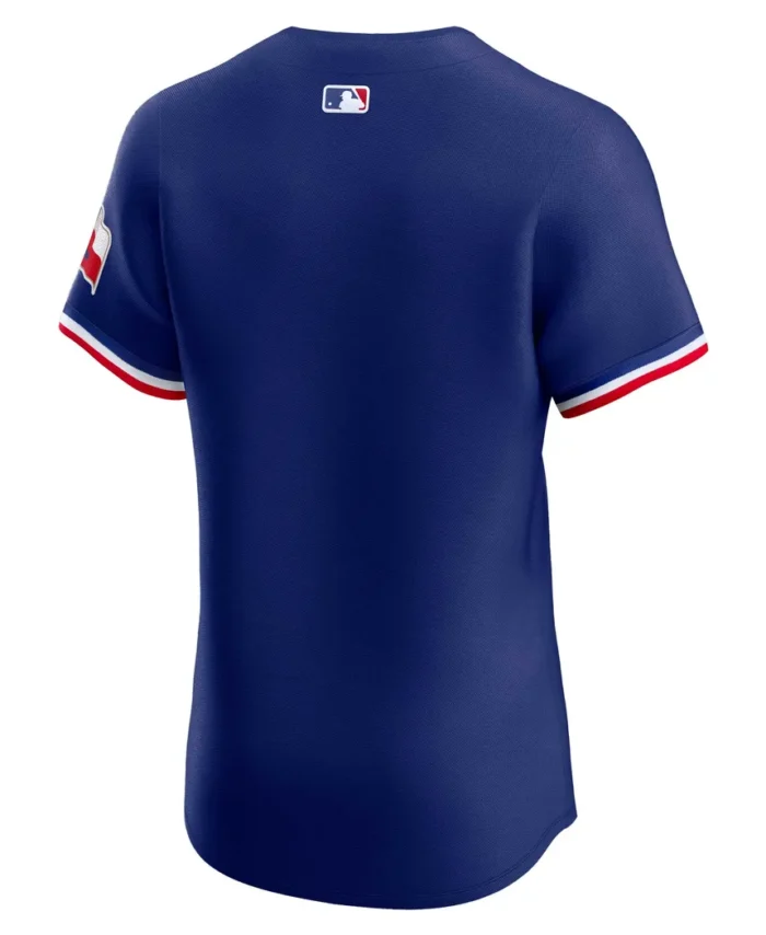 Texas Rangers Alternate Vapor Premier Elite Patch Jersey - Royal