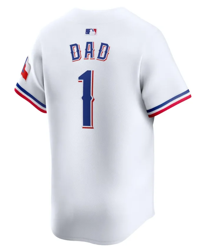 Texas Rangers Dad Home Limited Jersey - White