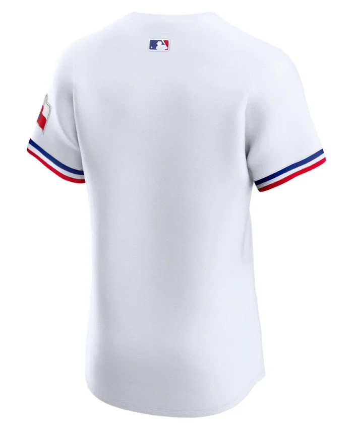 Texas Rangers Home Elite Jersey - White