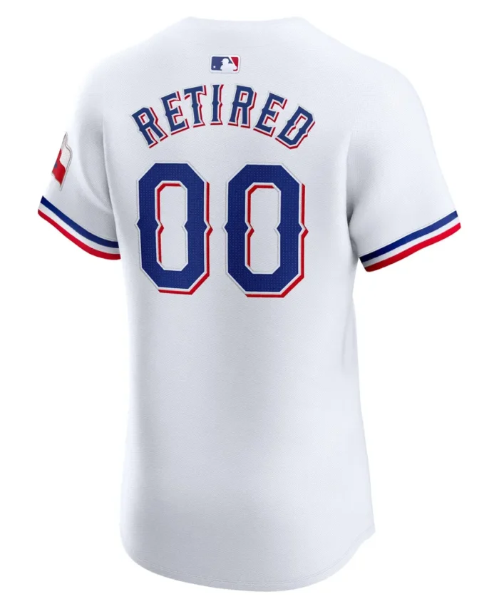 Texas Rangers Home Elite Pick-A-Player Retired Roster Jersey - White