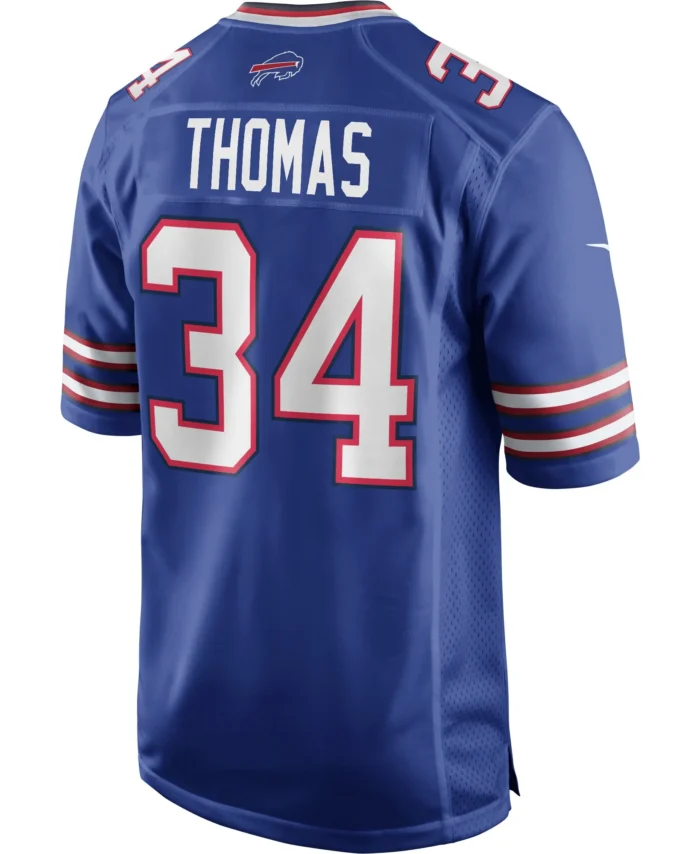 Thurman Thomas Buffalo Bills Game Retired Player Jersey - Royal