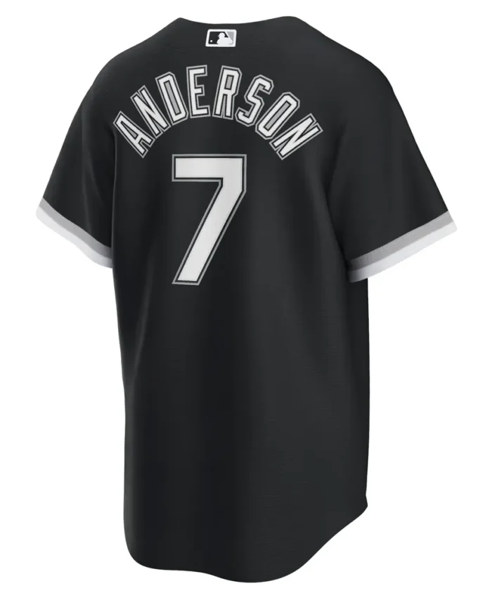 Tim Anderson Chicago White Sox Alternate Replica Player Jersey - Black