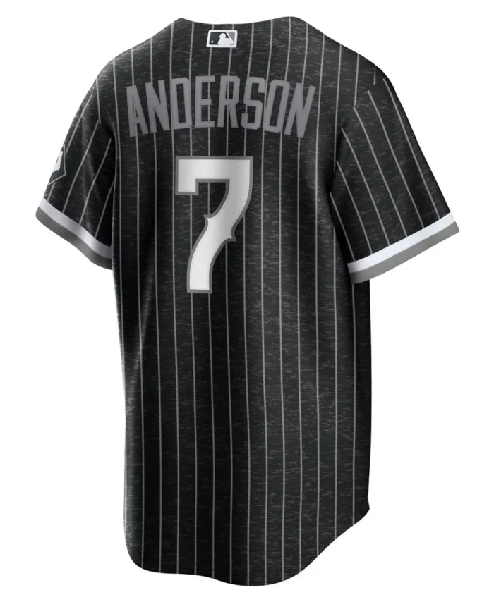 Tim Anderson Chicago White Sox City Connect Replica Player Jersey - Black