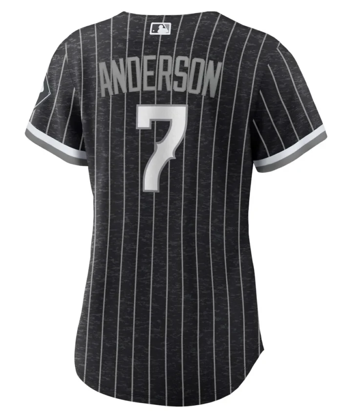 Tim Anderson Chicago White Sox Women City Connect Replica Player Jersey - Black