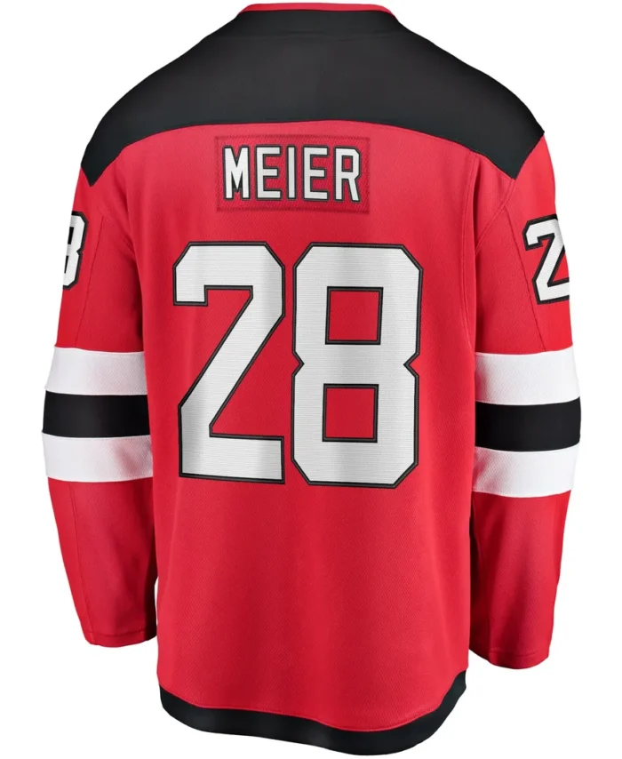 Timo Meier New Jersey Devils Fanatics Home Breakaway Jersey - Red