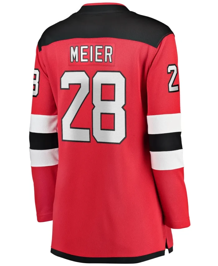 Timo Meier New Jersey Devils Fanatics Women Home Breakaway Player Jersey - Red