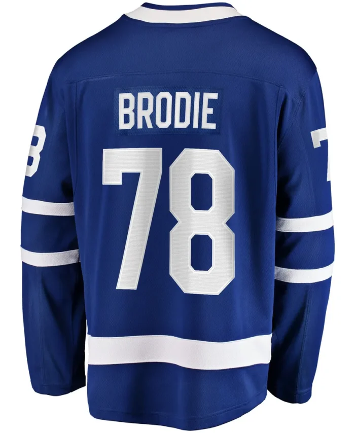 TJ Brodie Toronto Maple Leafs Fanatics Home Breakaway Player Jersey - Blue