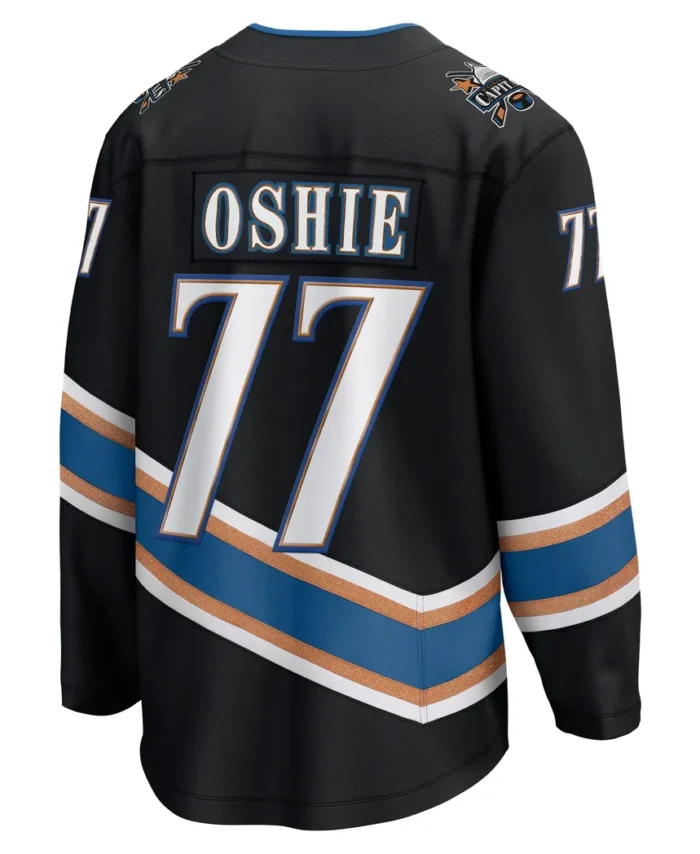 TJ Oshie Washington Capitals Fanatics Alternate 50th Anniversary Premier Breakaway Player Jersey - Black