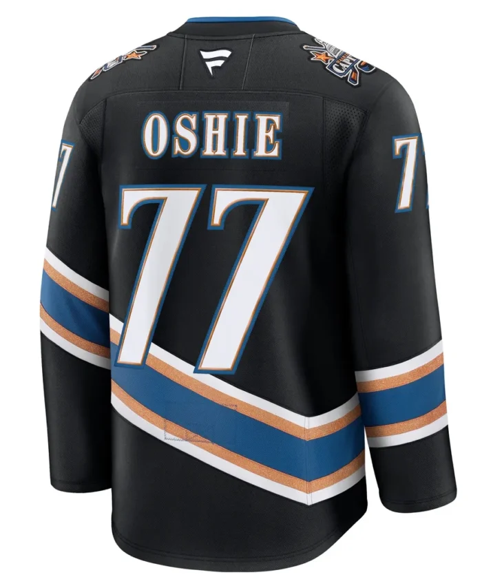 TJ Oshie Washington Capitals Fanatics Alternate 50th Anniversary Premium Jersey - Black