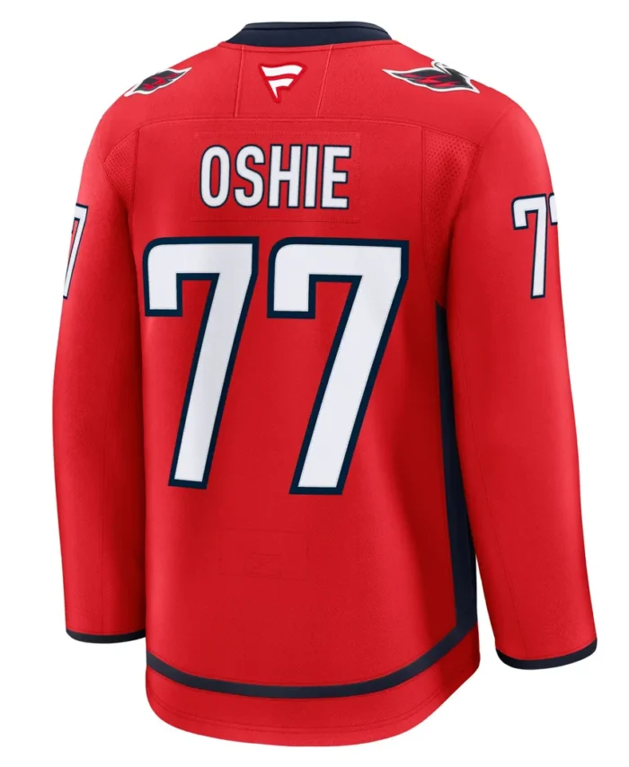 TJ Oshie Washington Capitals Fanatics Home Premium Jersey - Red